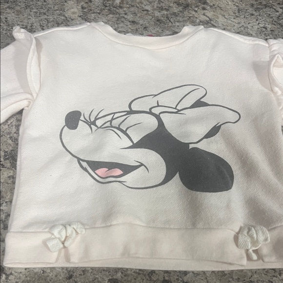 Disney Cream and Pink Minnie Mouse Baby Set - Picture 3 of 4